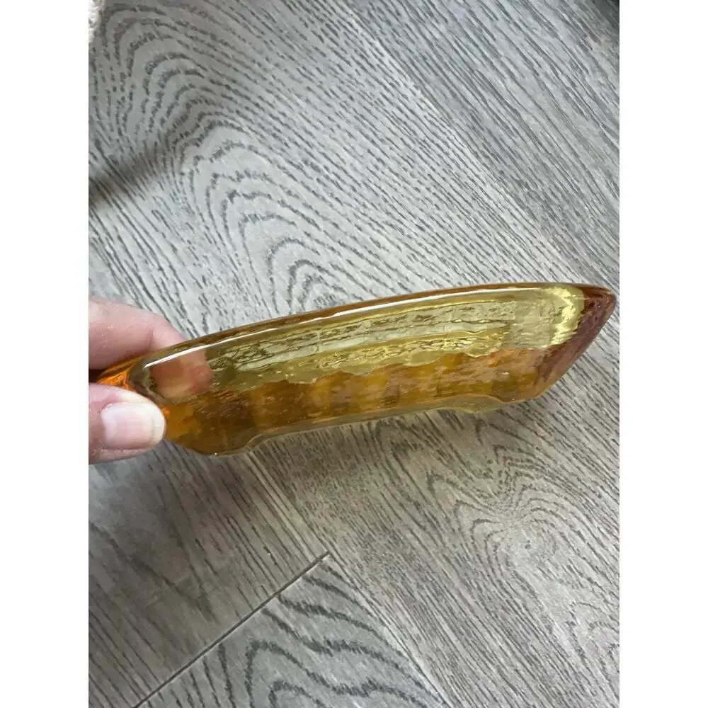 Fire & Light Recycled Glass Citrus Soap Dish